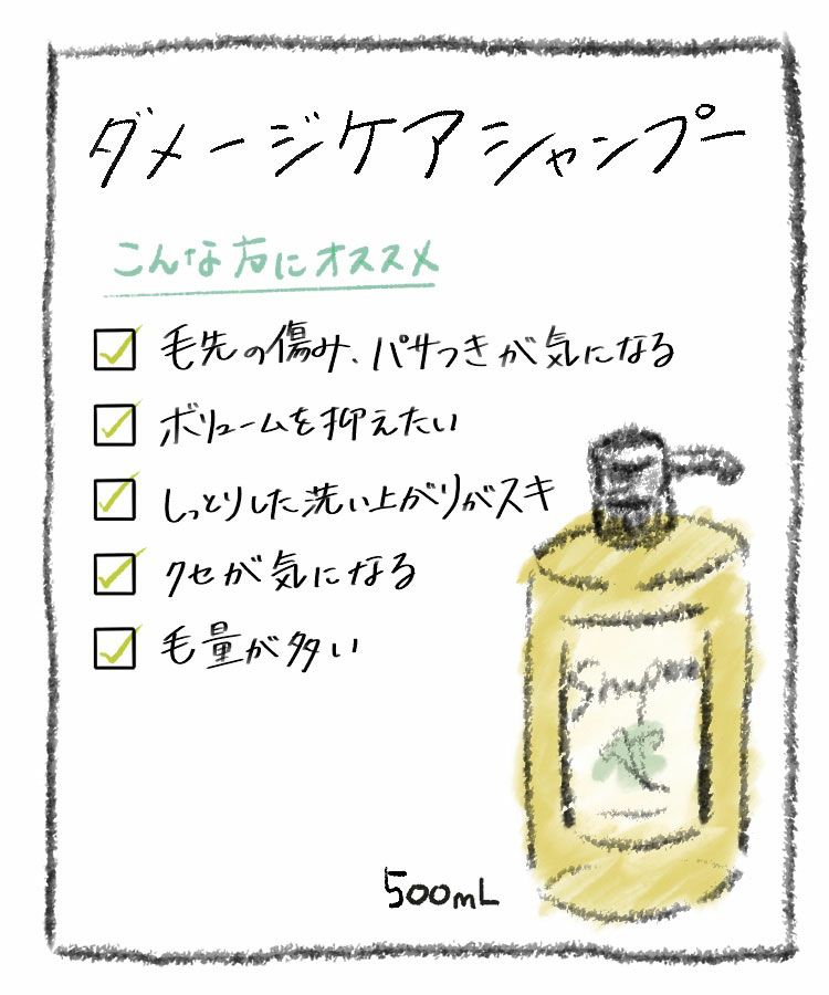 Damage care Shampoo 500mL