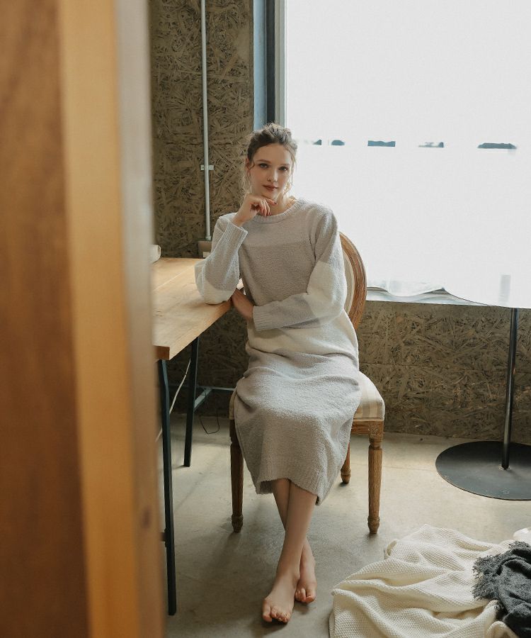 もこもこルームウェアワンピース