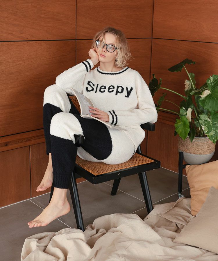 もこもこルームウェアロングパンツSET