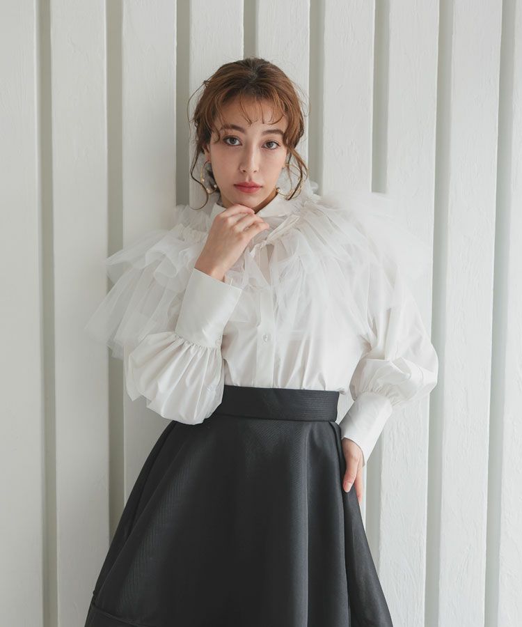 【新品未使用】LINKABLE 3wayブラウス(ブラック) TOPS | LINKABLE