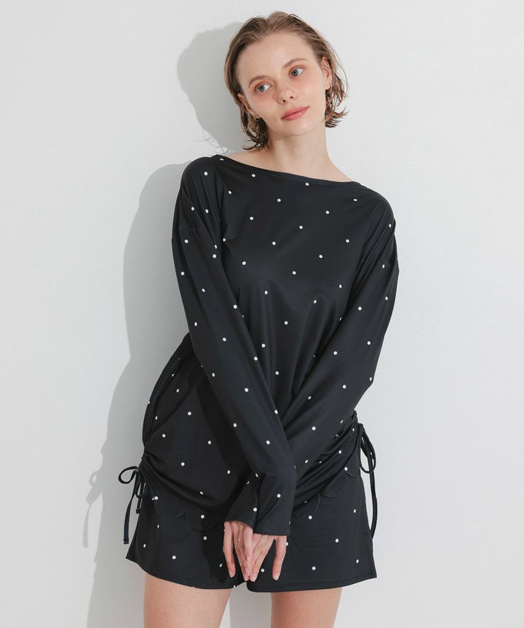 新品・タグ付き　メゾンドドルチェ　ノースリラッシュガード　ボーダー sleeveless rash guard/border | maison de Dolce.