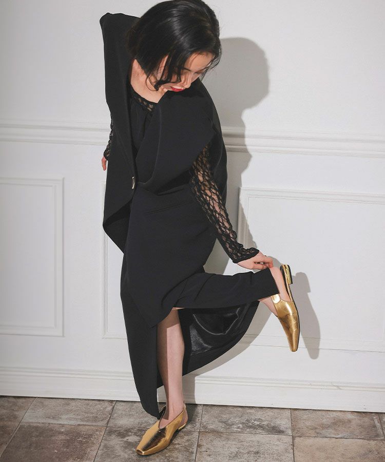 スーツ・フォーマル・ドレス Andresd back sheer gilet setup dress back sheer gilet setup dress | ANDRESD