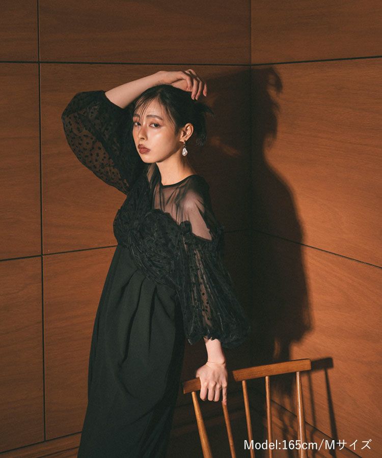 ※おまけ有※【ANDRESD】flocky dot pants dress flocky dot pants dress | ANDRESD