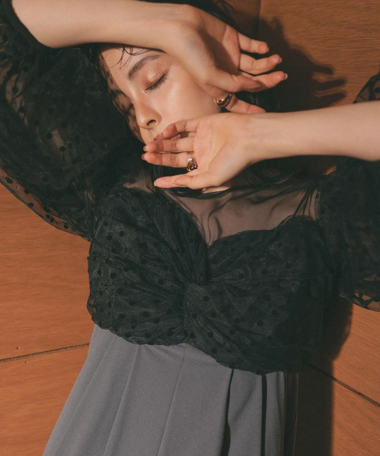 andresd flocky dot dress 【Ｍサイズ】 flocky dot pants dress | ANDRESD