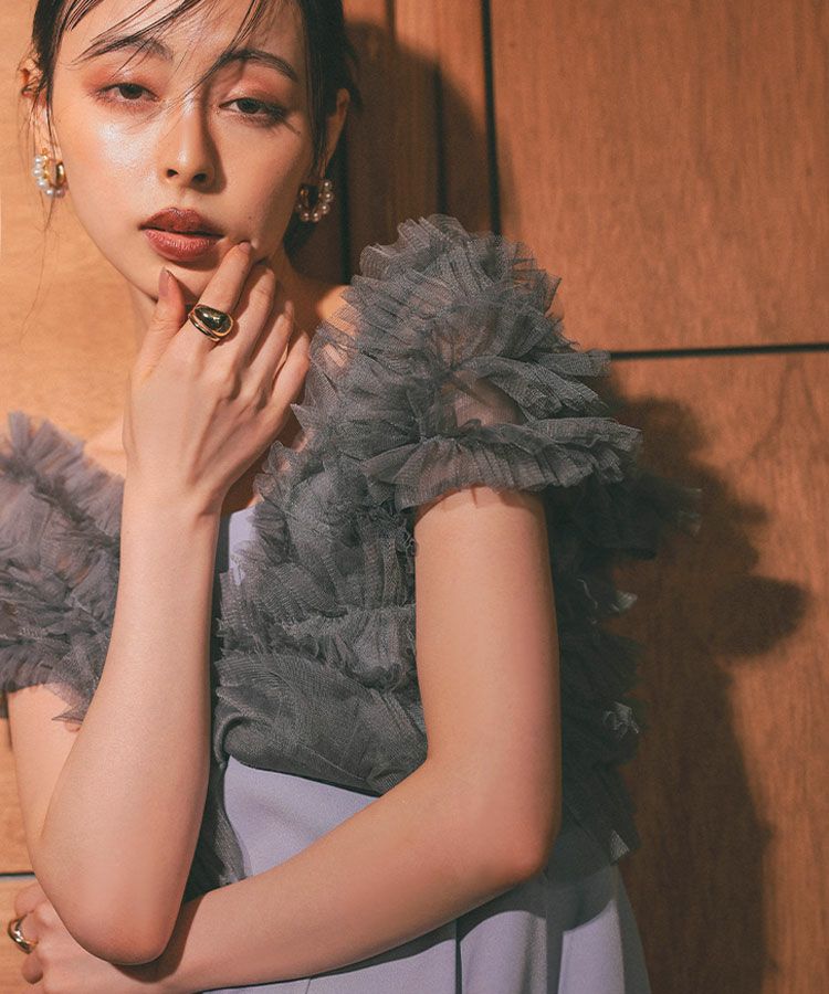 tulle vest all in one dress