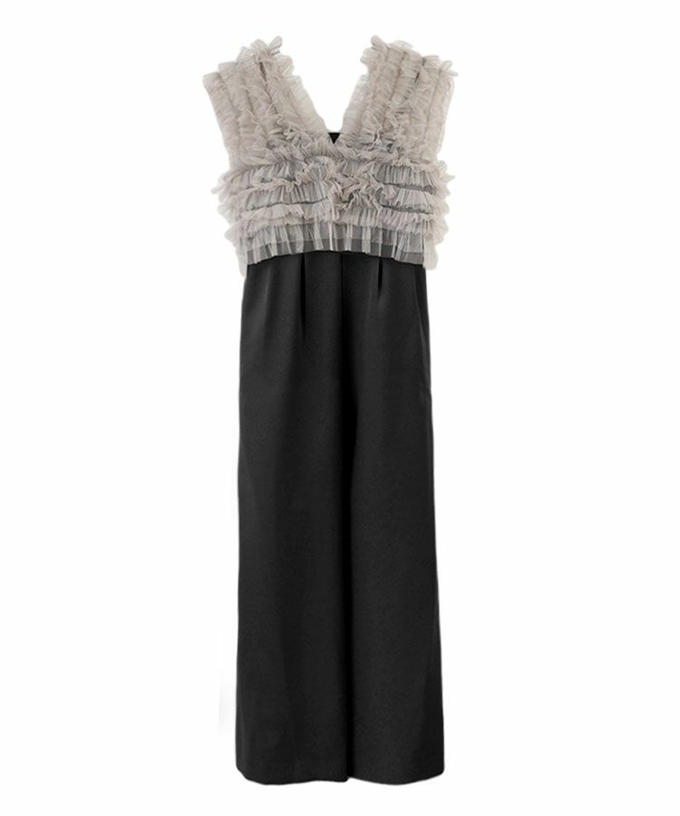 tulle vest all in one dress