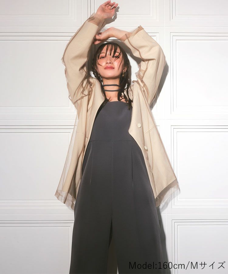 サロペット・オーバーオール・オールインワン ANDRESD double cross all in one dress double cross all in one dress | ANDRESD