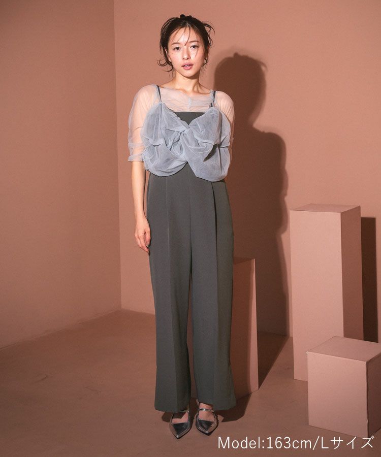 double cross all in one dress