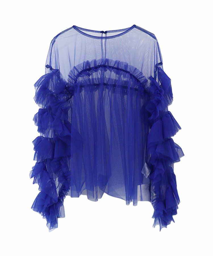 美品✴︎ロージーモンスター　デコラティブチュールトップス　黒 decorative tulle tops