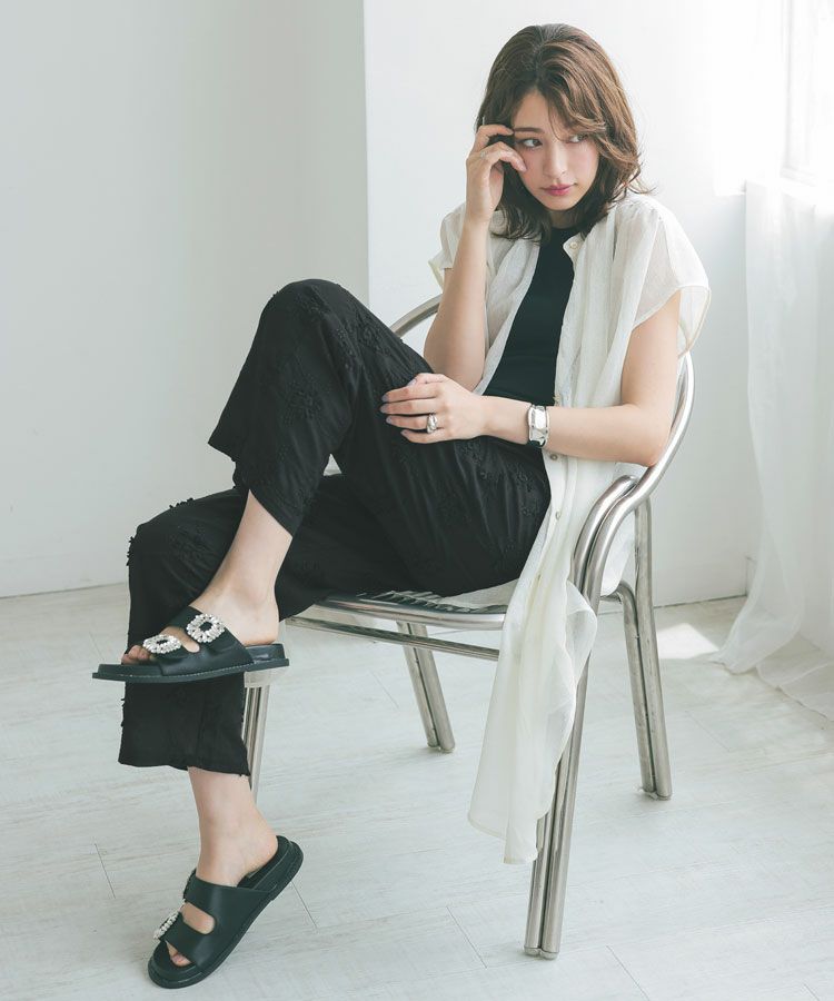【国内発送】ETRO エンブロイダリー デニム バミューダパンツ バックロゴ エンブロイダリー デニム バミューダパンツ | エトロ