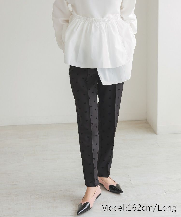 maison de dolce.フロッキードットパンツX Sメゾンドドルチェの