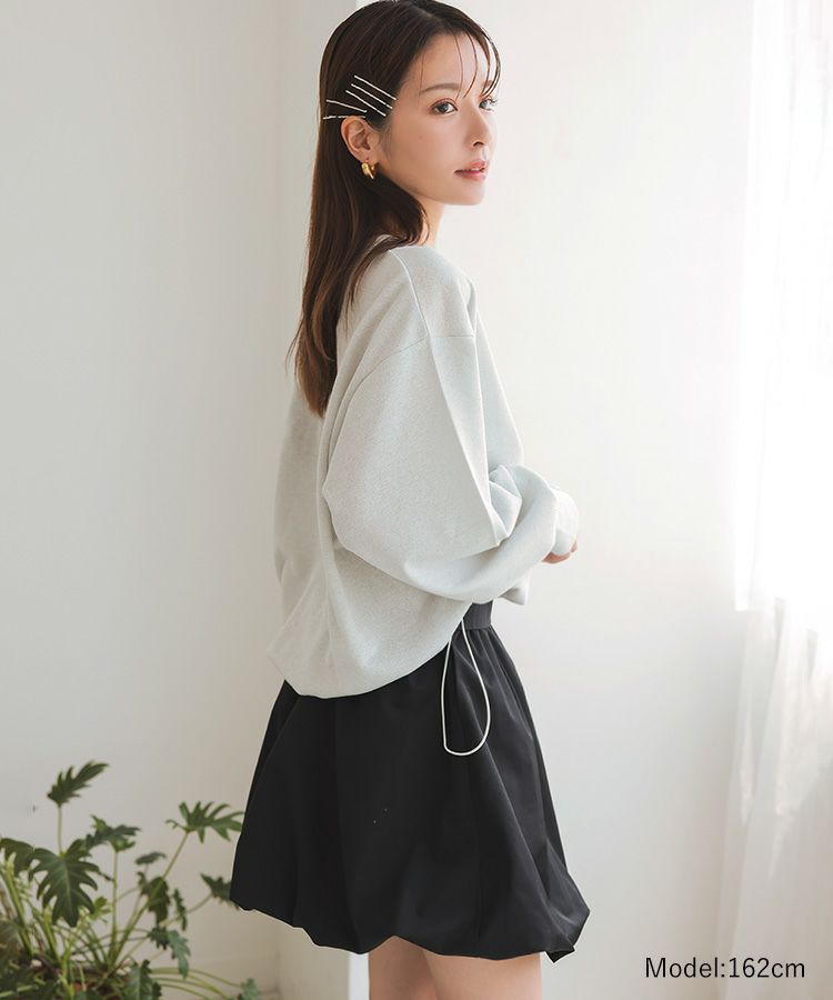 Chez toi｜軽量ボンディングウエストドロストパンツ | Rakuten