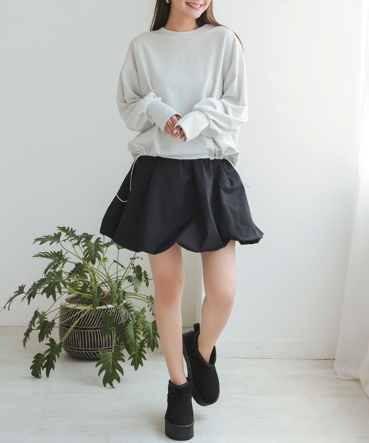 Chez toi｜軽量ボンディングウエストドロストパンツ | Rakuten