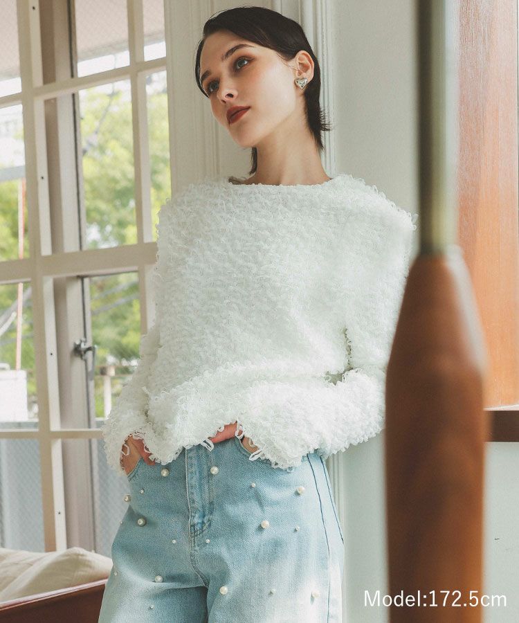 リボンレーストップス