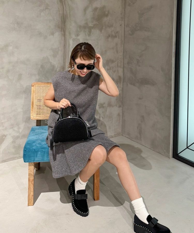 2wayボアラウンドボストンBAG[C]