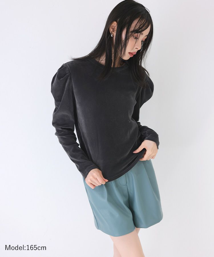 ショートパンツ ポリエステルツイル ソフトピーチ ショートパンツ