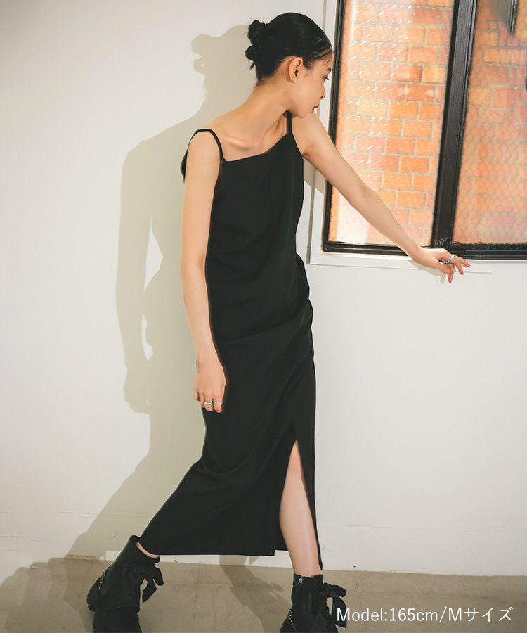 【新品未使用】ANDRESD cutting curve dress cutting curve dress カッティングカーブドレス（ドレス