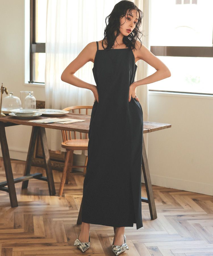 売り切り希望ANDRESD キャミドレス XSサイズあり【ANGEL R/エンジェルアール】ウエストメッシュ