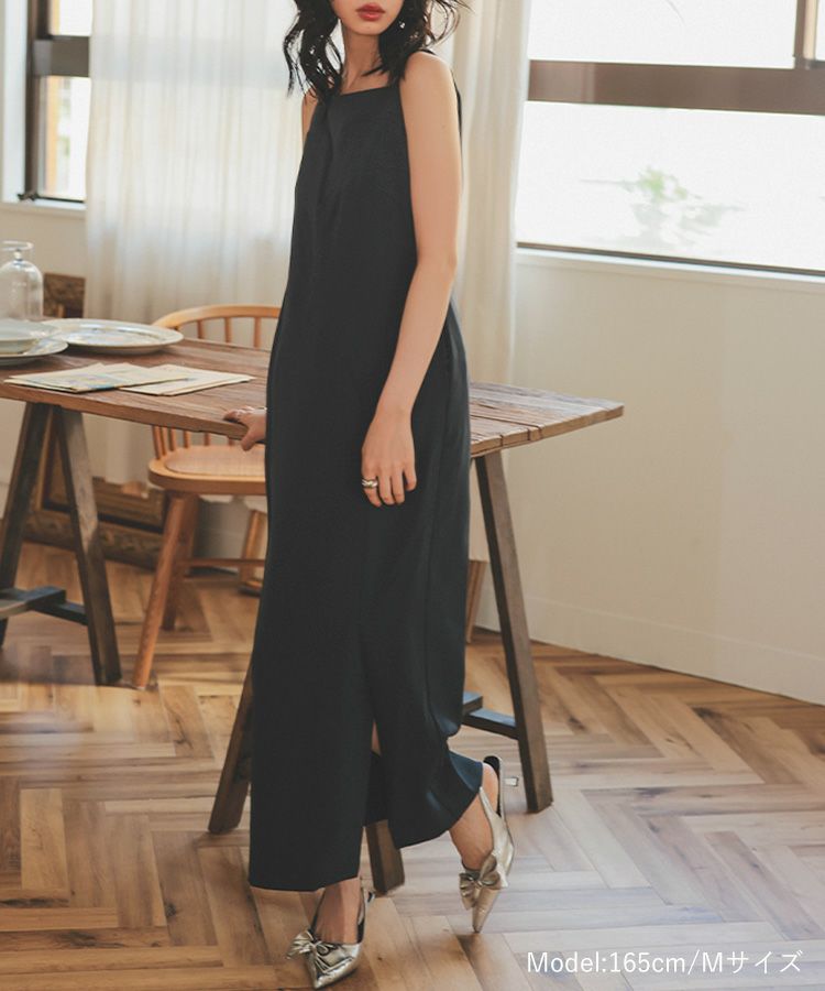 【新品未使用】ANDRESD cutting curve dress cutting curve dress | ANDRESD