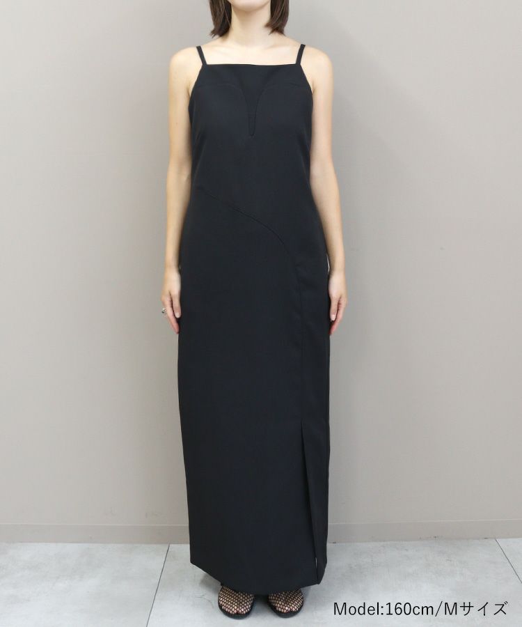 【新品未使用】ANDRESD cutting curve dress cutting curve dress カッティングカーブドレス（ドレス
