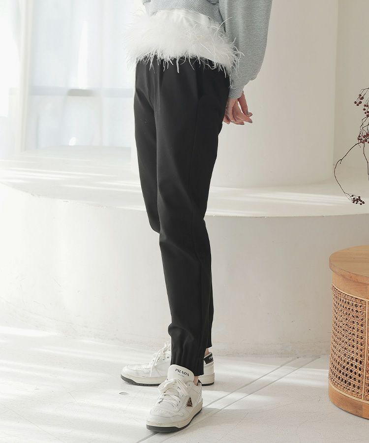 起毛ストレッチパンツ