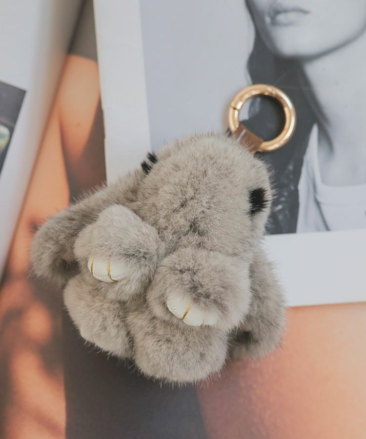 ラビットファーうさぎチャーム