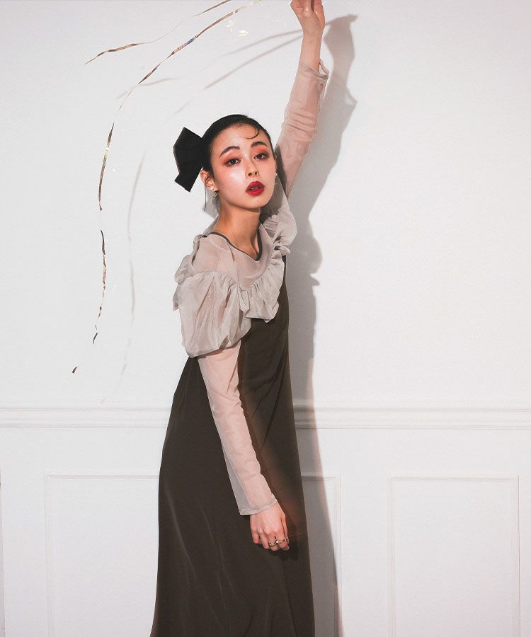スーツ・フォーマル・ドレス ANDRESD frills flare dress frills flare dress