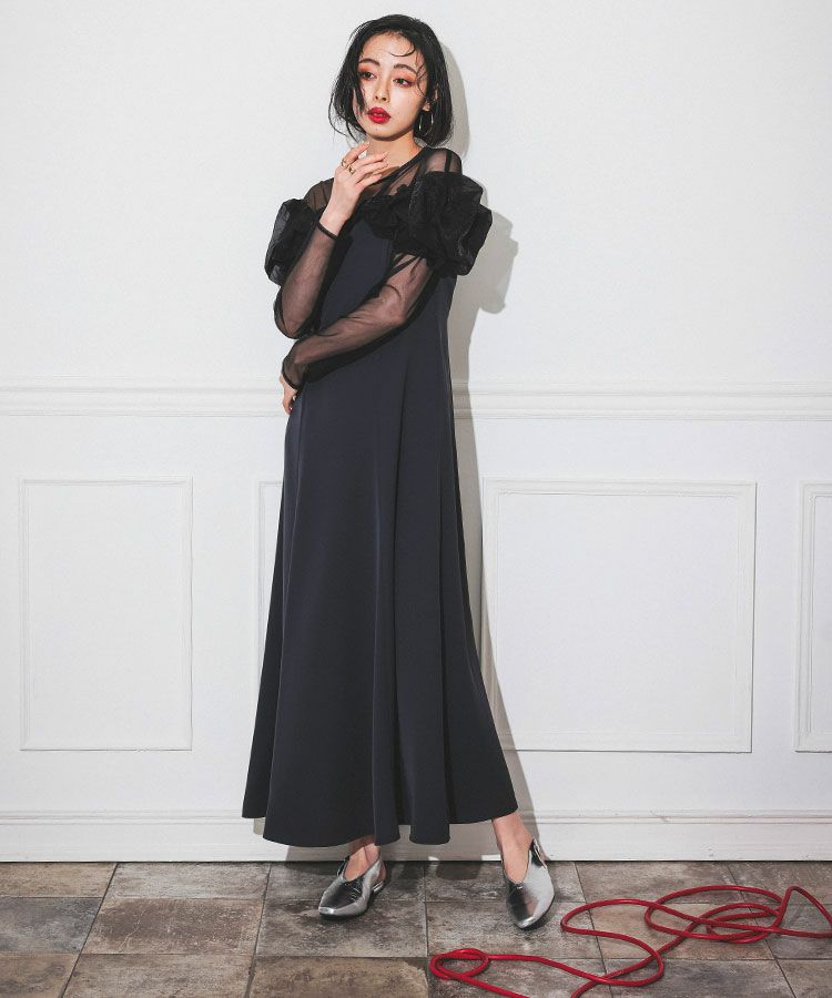 ANDRESD アンドレスド　frills flare dress ANDRESD アンドレスド frills flare dress frills flare dress