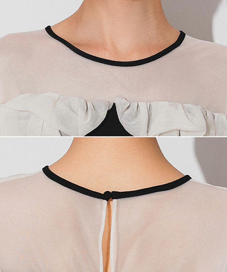 frills flare dress | ANDRESD