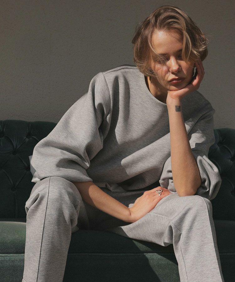 DONOBAN リラックスセットアップ グレー donoban リラックスセットアップグレーロング