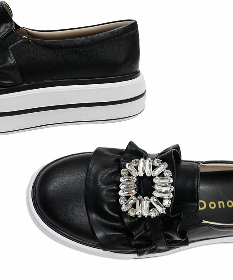 【5月9日までの出品】 donoban ビジュープラットフォームスニーカー DONOBAN スニーカー ビジュープラットフォームスニーカー