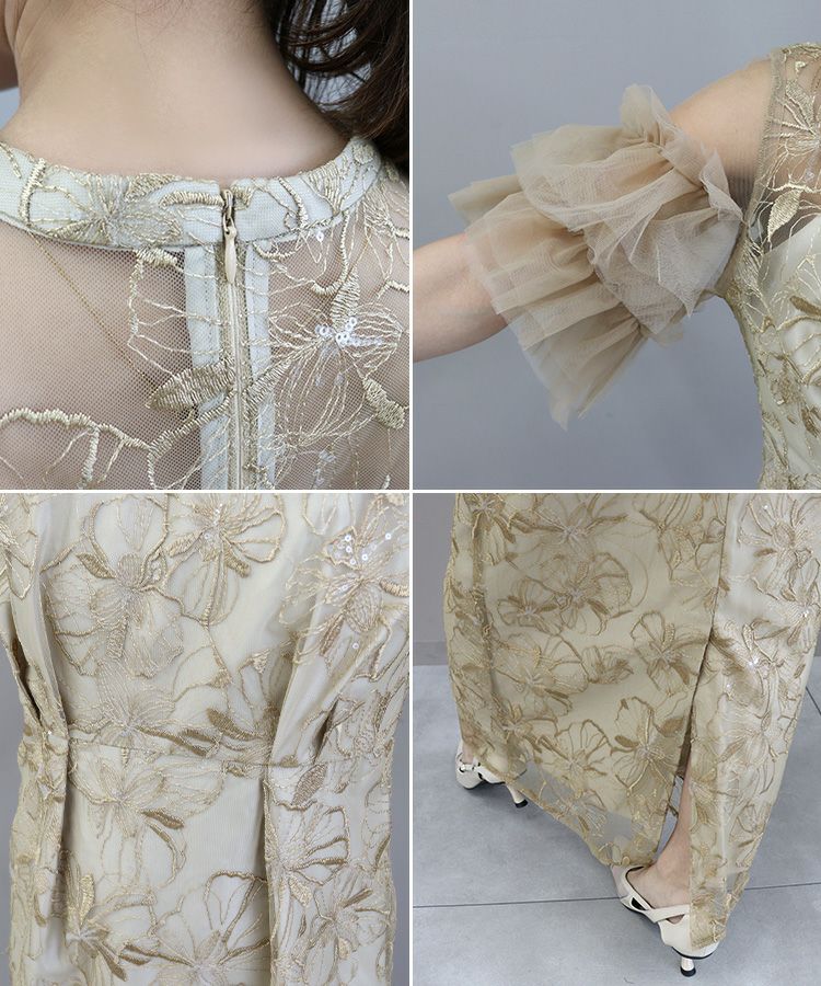 スーツ・フォーマル・ドレス key neck embroidery dress ANDRESD ANDRESD key neck embroidery dress | ALL ITEM | ROOM903 online