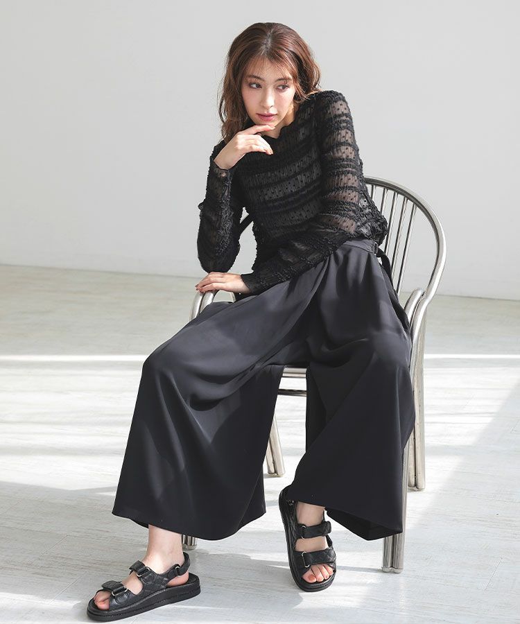 るぅ♡2way『Donoban バレリーナレーストップス黒』 DONOBAN バレリーナレーストップス レディース : ZOZOTOWN Yahoo