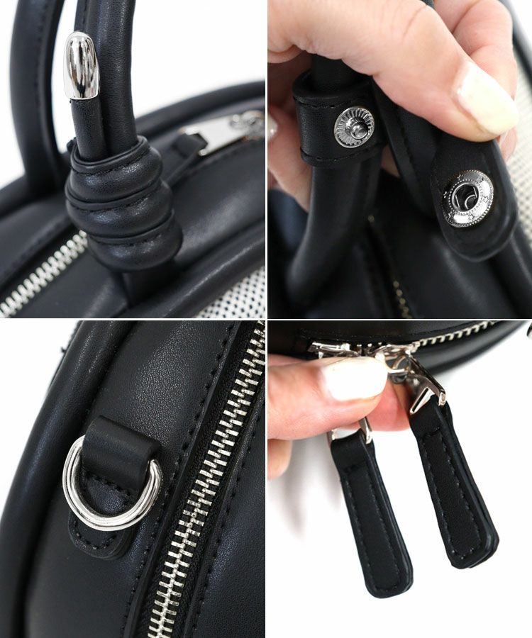 2wayキャンバスラウンドボストンBAG[C]