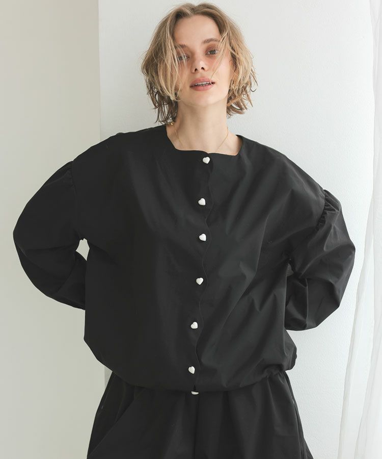 NEW ARRIVAL. 4.30 WED 12:50- 撥水スカラップブラウス price