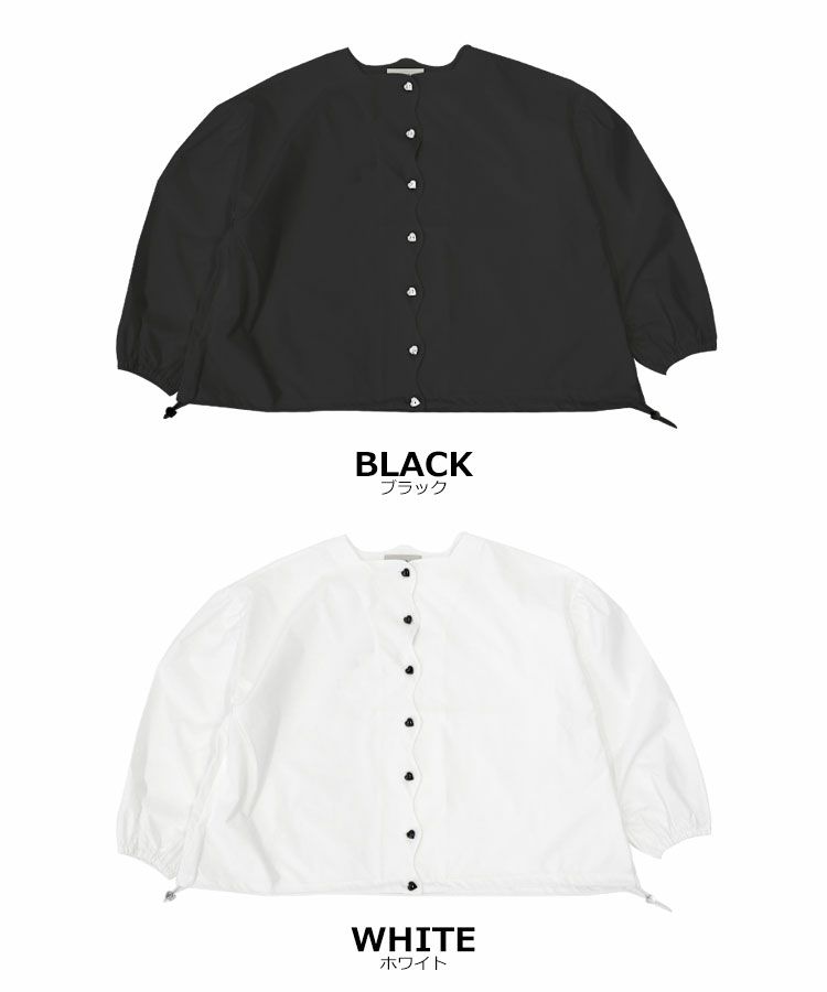 【Donoban】撥水スカラップブラウス DONOBAN｜撥水スカラップブラウス | Rakuten Fashion(楽天