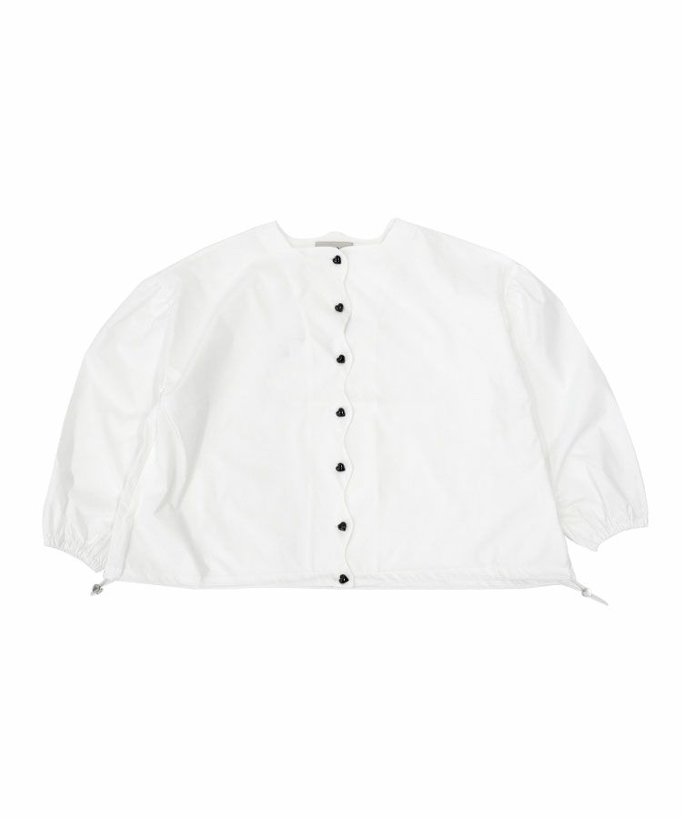 DONOBAN スカラップブラウス DONOBAN｜撥水スカラップブラウス | Rakuten Fashion(楽天