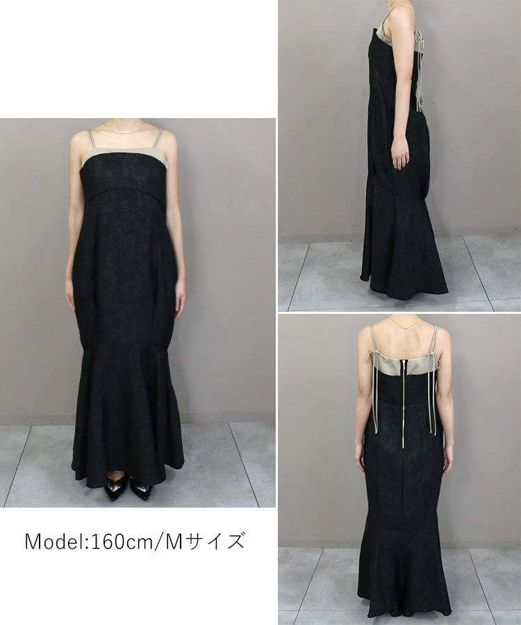 jacquard zipper dress