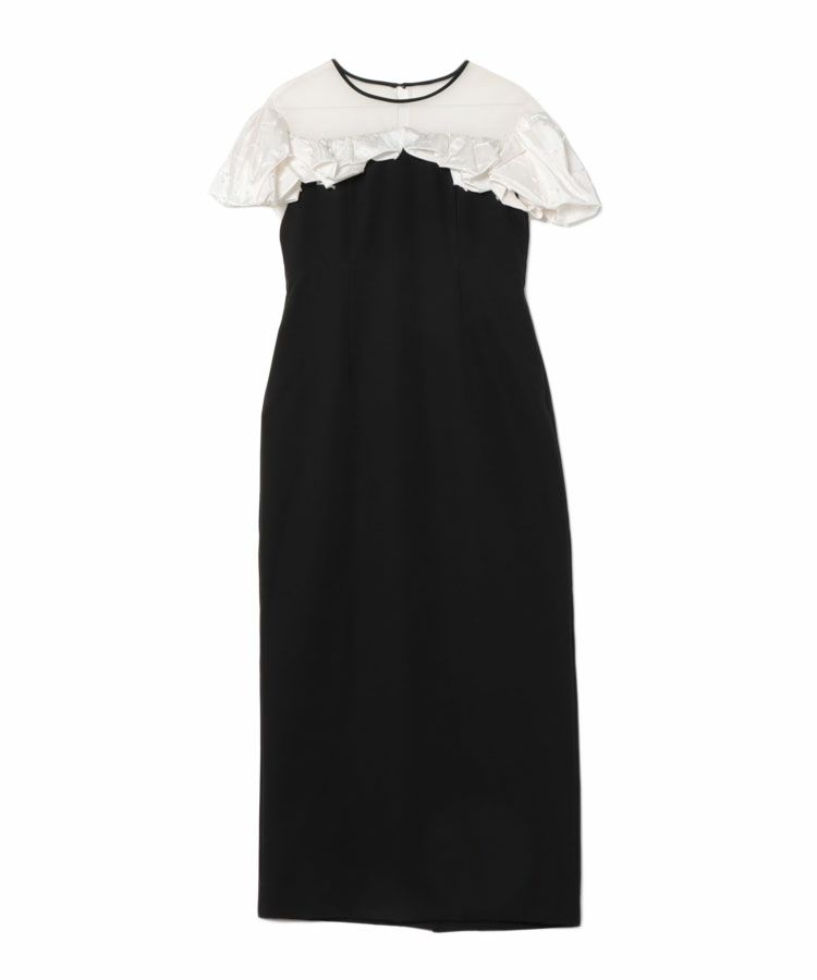 jacquard zipper dress