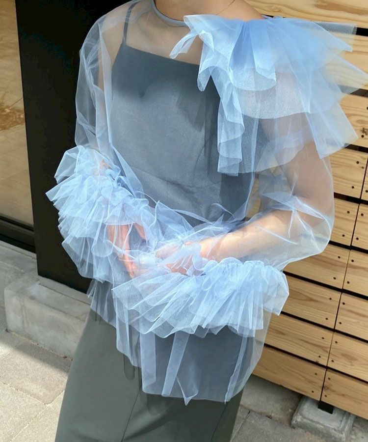 blooming tulle dress