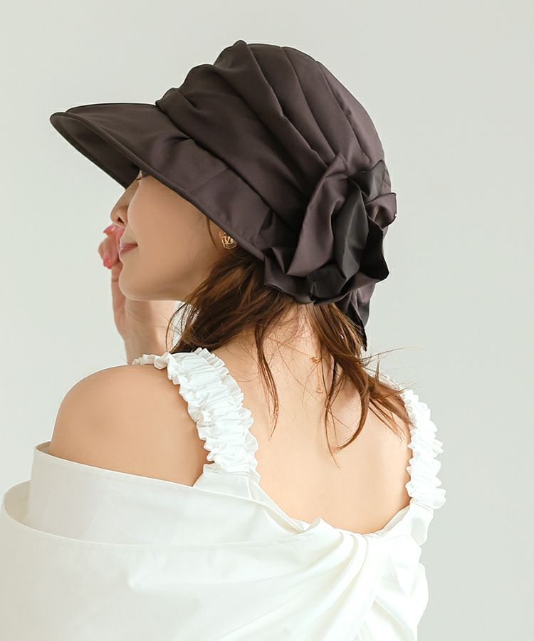 【kozue×Donobanコラボ】 リボンクロッシュハット リボンクロッシュハット[C]