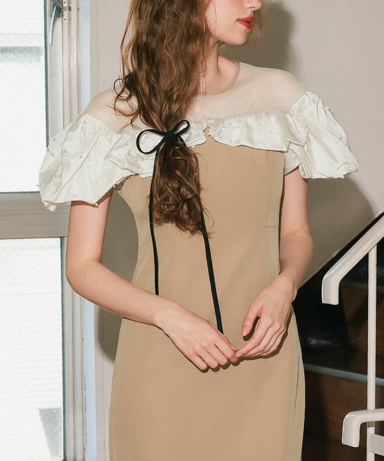 ribbon mashmallow dress