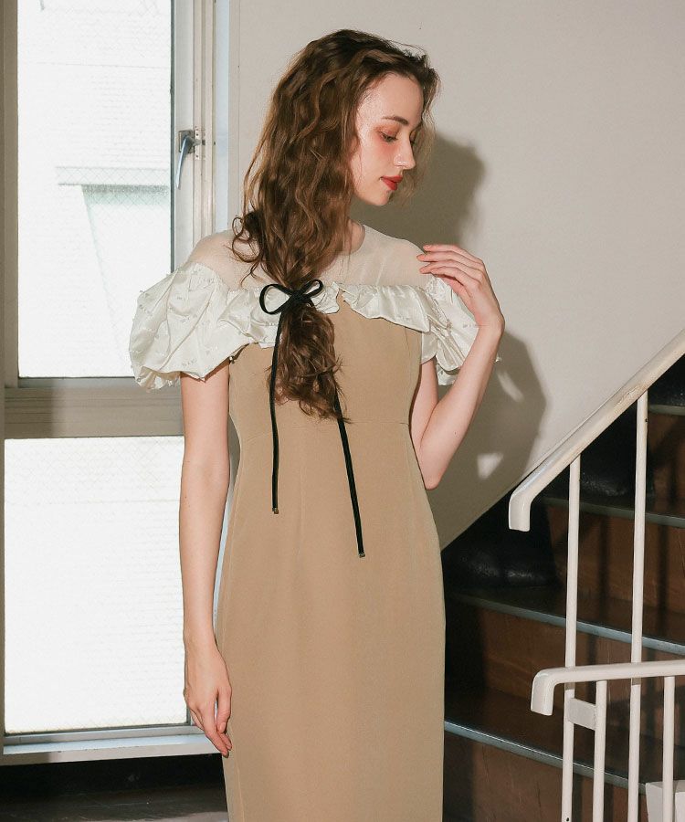 ribbon mashmallow dress