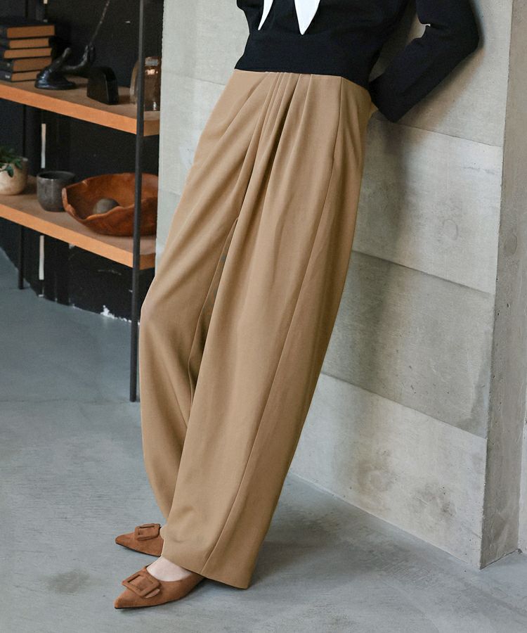 【裾上げ済み・注意事項あり】 deres drape pants ドレープパンツ 裾上げ済み・注意事項あり】 deres drape pants ドレープパンツ