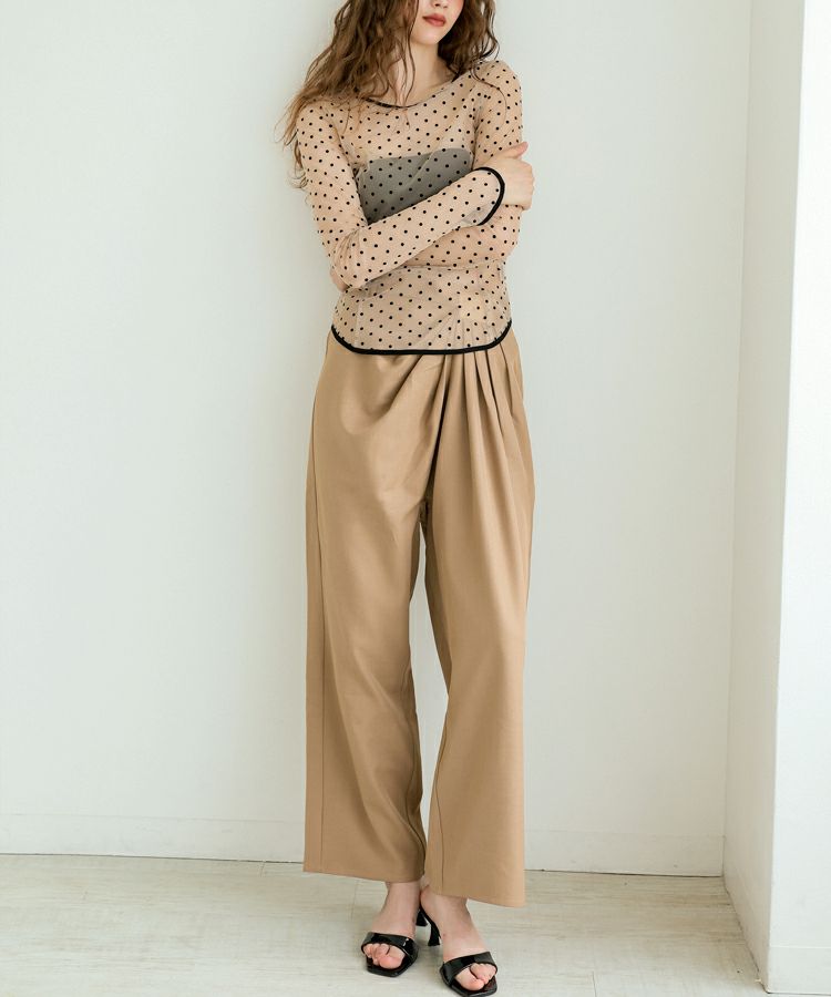 【裾上げ済み・注意事項あり】 deres drape pants ドレープパンツ 裾上げ済み・注意事項あり】 deres drape pants ドレープパンツ