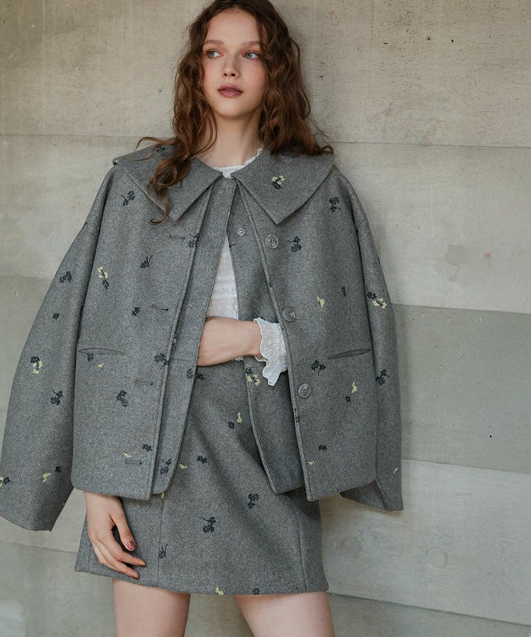 ◉新品◉DONOBAN ドノバン　フローレットジレ　ブラック フローレットジレ