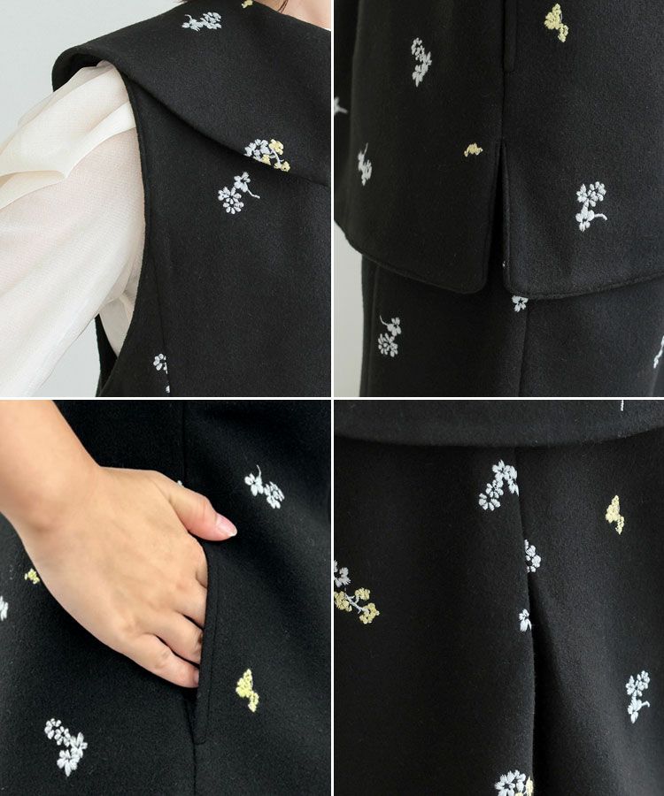 ◉新品◉DONOBAN ドノバン　フローレットジレ　ブラック ◉新品◉DONOBAN ドノバン フローレットジレ ブラック - メルカリ