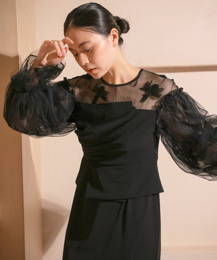 draped bustier flocky dress