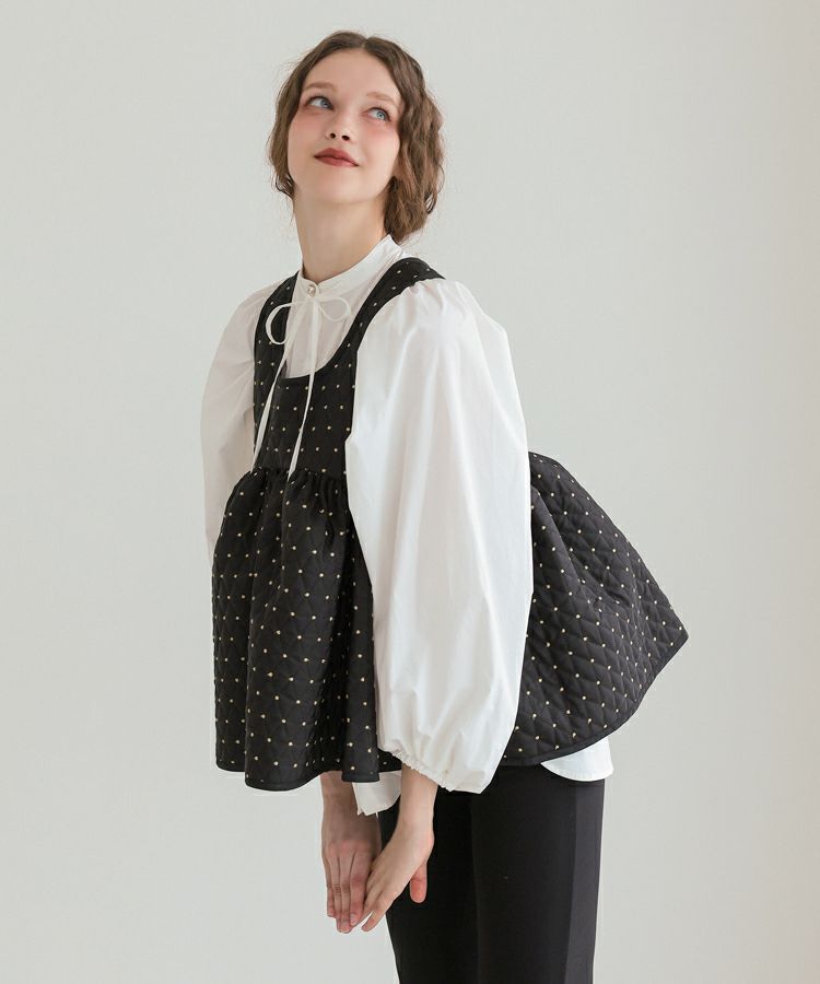 【新品】maison de dolce. キルティングフレアトップス♡ maison de dolce. キルティングフレアトップス キルティング