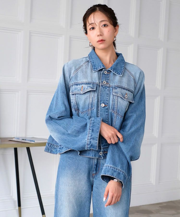 【ohnishi ai×Donobanコラボ】
フレアデニムジャケット